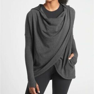 21. Athleta Purana Wrap Sweatshirt Size 2X